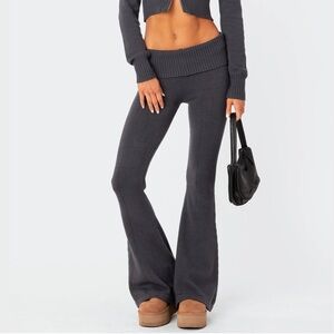 Edikted Fold Over Pants